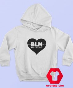 Blm Black Lives Matter Heart Unisex Hoodie