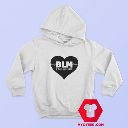 Blm Black Lives Matter Heart Unisex Hoodie