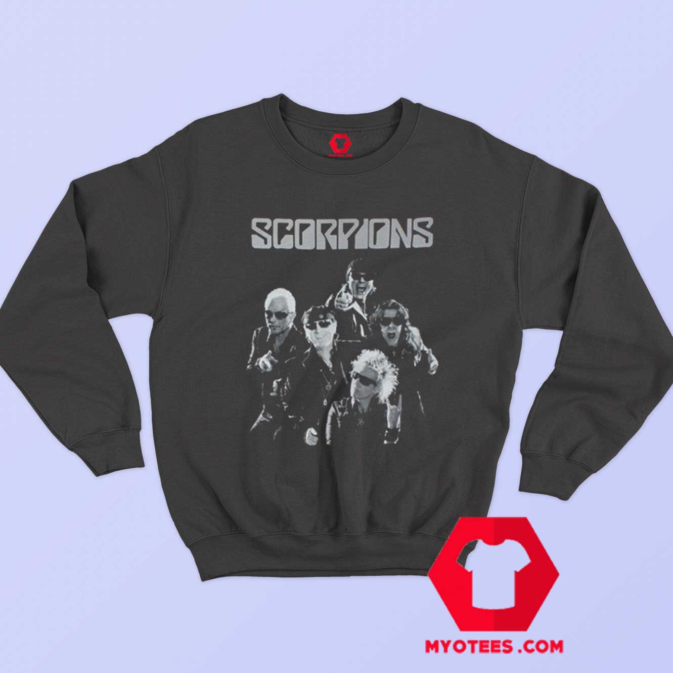 Cool Vintage Scorpions Band Sweatshirt On Sale myotees