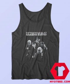 Cool Vintage Scorpions Band Tank Top Cheap