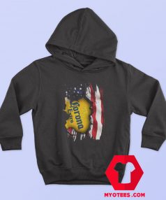 Corona Extra Beer American Flag Day Hoodie