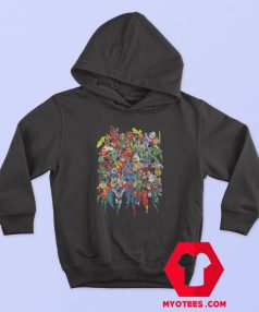 DC Comics Universe Heroes and Villains Hoodie