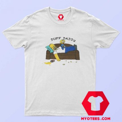 Duff Daddy The Simpsons Fathers Day T shirt