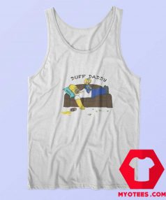 Duff Daddy The Simpsons Fathers Day Tank Top