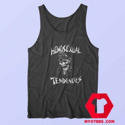 Homosexual Tendencies Skeleton Unisex Tank Top