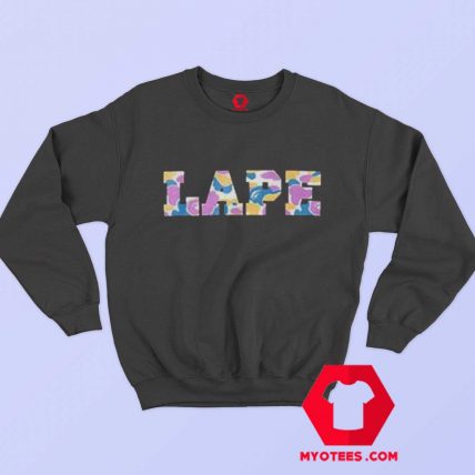 Lape La Camo Colorful Unisex Sweatshirt On Sale