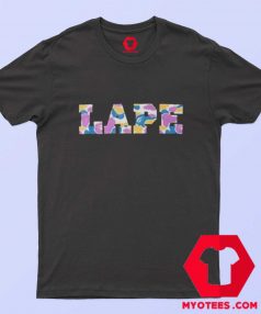 Lape La Camo Colorful Unisex T shirt On Sale