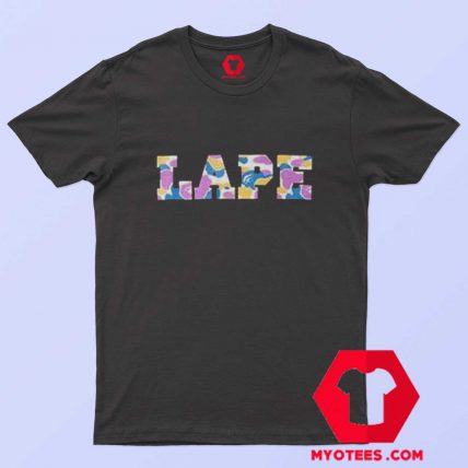 Lape La Camo Colorful Unisex T shirt On Sale