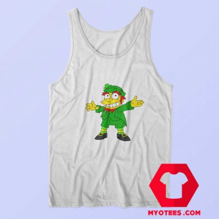 Mad Demon Simpson Ireland Leprechaun Tank Top