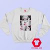 Marilyn Monroe Pink Lips Smoking Marijuana Sweatshirt