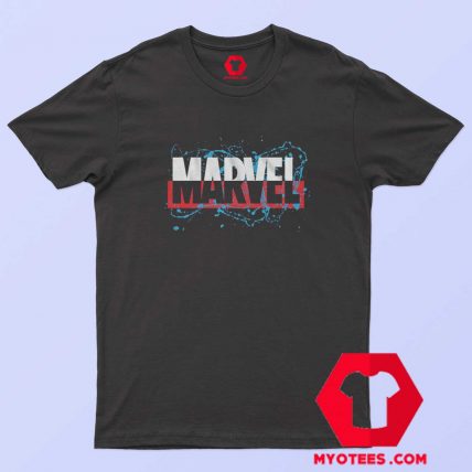 Marvel Drips Logo Graphic T shirt