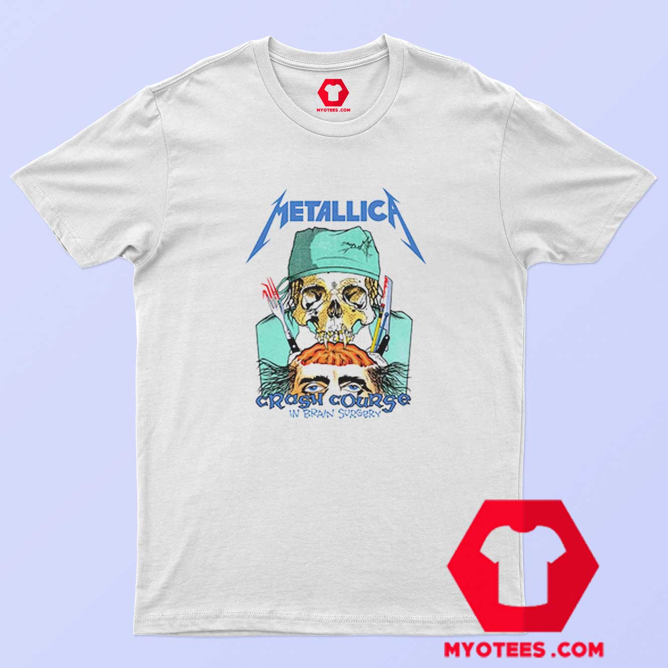 Metallica Crash Course In Brain Surgery Tshirt On Sale