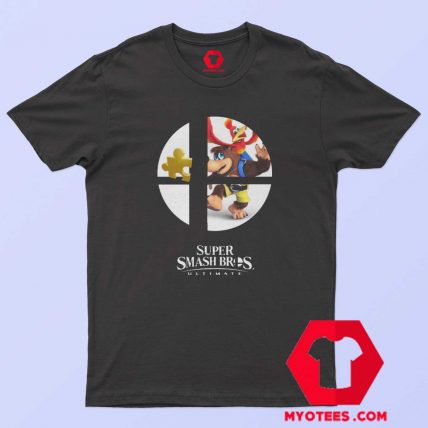 New Black Super Smash Bros Banjo T shirt