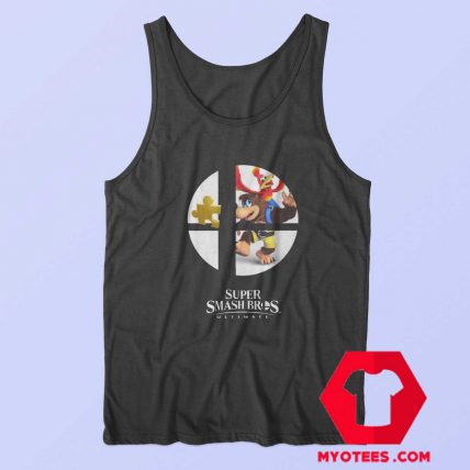 New Black Super Smash Bros Banjo Tank Top