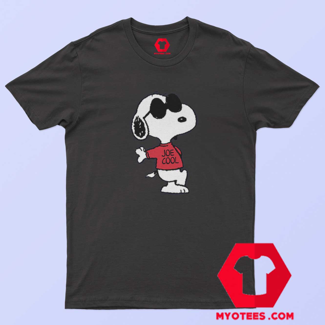 Peanuts Joe Cool Snoopy Peanuts Graphic T-shirt On Sale | myotees.com
