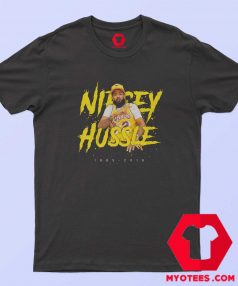 Rip Nipsey Hussle 1985 Respect Him Graphic T shirt