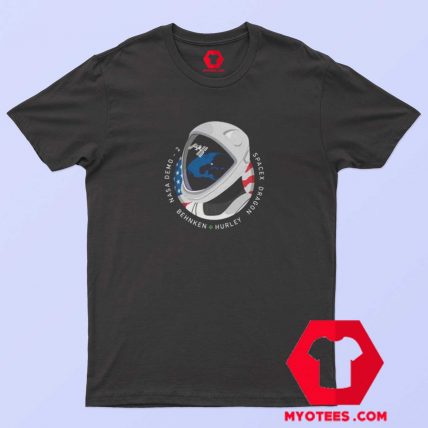 SpaceX NASA Crew Dragon Flag US T Shirt On Sale | myotees.com