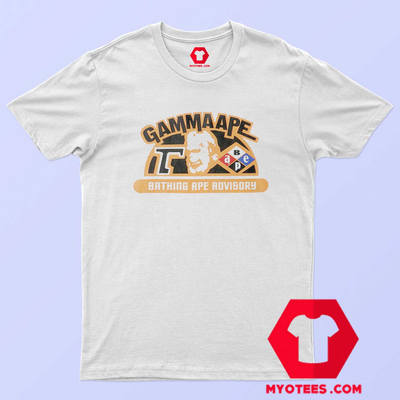 A Bathing Ape Classic Gamma Ape Unisex T-Shirt On Sale | myotees.com