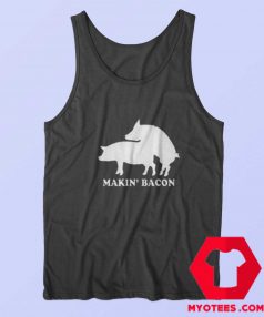 Funny Makin Bacon Draw Unisex Adult Tank Top