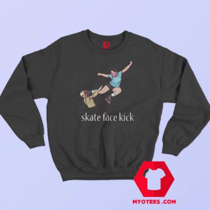 Funny Skate Face Kick Unisex Sweatshirt