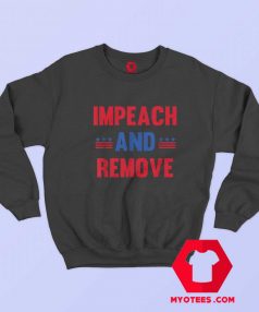 Impeach Remove Trump USA Flag Unisex Sweatshirt