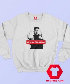 Kim Jong Un middle finger Amour Supreme Sweatshirt