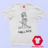 Lil Peep White Hell Boy Bart Simpson Unisex T Shirt