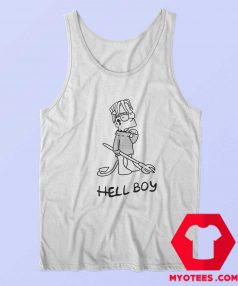 Lil Peep White Hell Boy Bart Simpson Unisex Tank Top