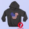 Mickey Mouse American Flag Unisex Hoodie