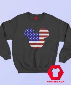 Mickey Mouse American Flag Unisex Sweatshirt