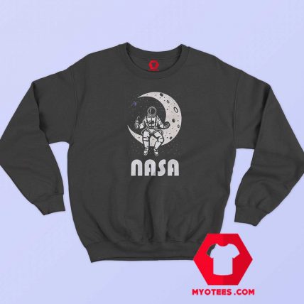 NASA Astronaut Moon Space Unisex Sweatshirt