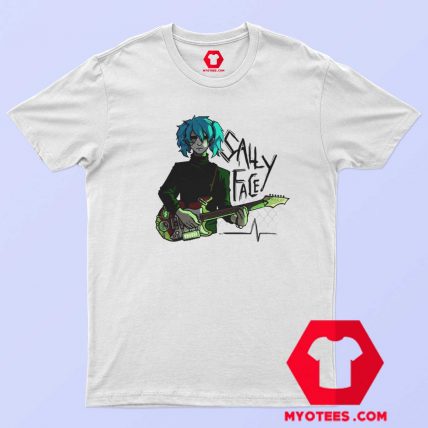 Scare Sally Face With Green Guitar Unisex T Shirt