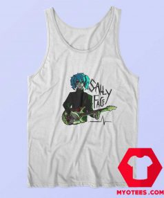 Scare Sally Face With Green Guitar Unisex Tank Top