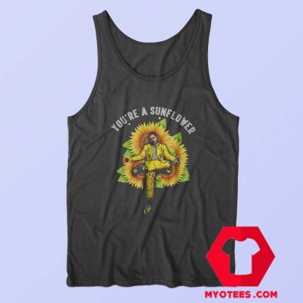 Sunflower Post Malone American Rapper Tank Top