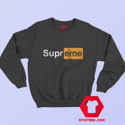 Supreme x Pornhub Parody Unisex Adult Sweatshirt