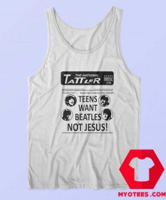 Teens Want Beatles Not Jesus Unisex Tank Top