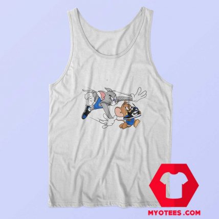 Tom Jerry Running Take Shoes Unisex Tank Top