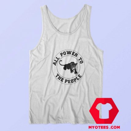 Vintage Black Panther All Power To The People Tank Top