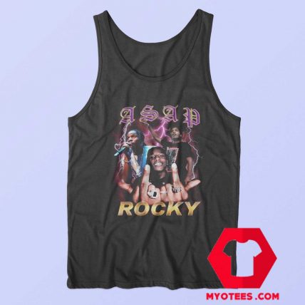 Vintage Homage Noir Asap Rocky Unisex Tank Top