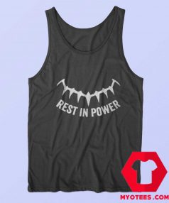 Black Panther Symbol Rest In Power Tank Top