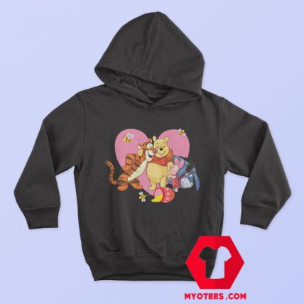 Cute Heart Love Tigger Piglet Eeyore Pooh Hoodie