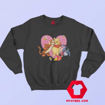 Cute Heart Love Tigger Piglet Eeyore Pooh Sweatshirt