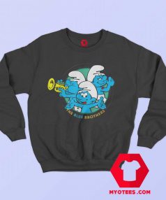 Cute The Smurfs The Blue Brothers Sweatshirt