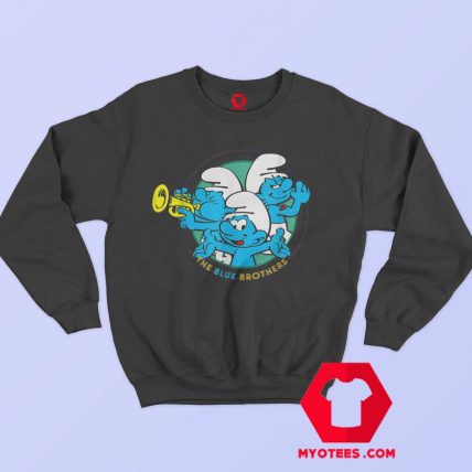 Cute The Smurfs The Blue Brothers Sweatshirt