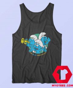 Cute The Smurfs The Blue Brothers Tank Top