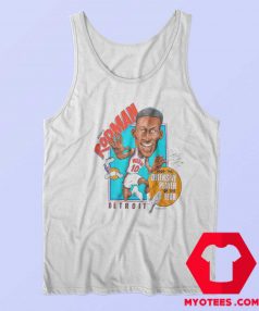 Detroit Pistons Dennis Rodman Character Tank Top