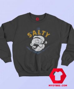 Expression Popeye Salty Cartoon Vintage Sweatshirt