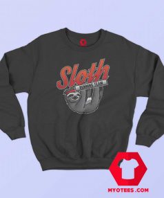 Funny Cute Sloth Running Team Sweatshirt