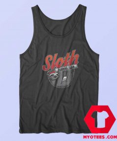 Funny Cute Sloth Running Team Tank Top