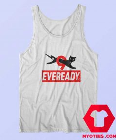 Funny Eveready Battery Cat Graphic Tank Top